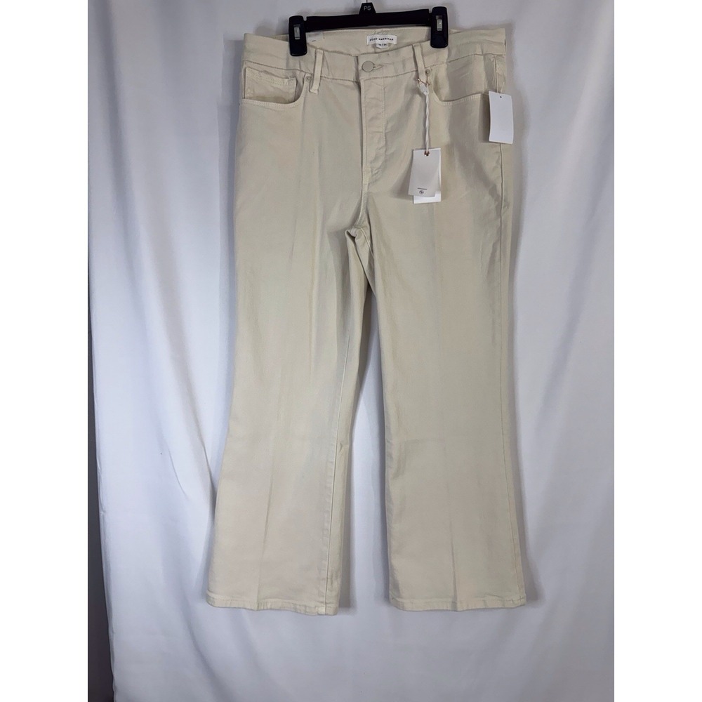NWT Good American Good Legs‎ Crop Mini Boot Jeans Size 12/31 High Rise Stretch